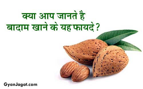 क्या आप जानते है बादाम खाने के यह फायदे?