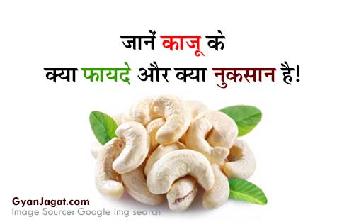 जानें काजू के फायदे और नुकसान।